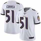 Nike Baltimore Ravens #51 Kamalei Correa White NFL Vapor Untouchable Limited Jersey,baseball caps,new era cap wholesale,wholesale hats